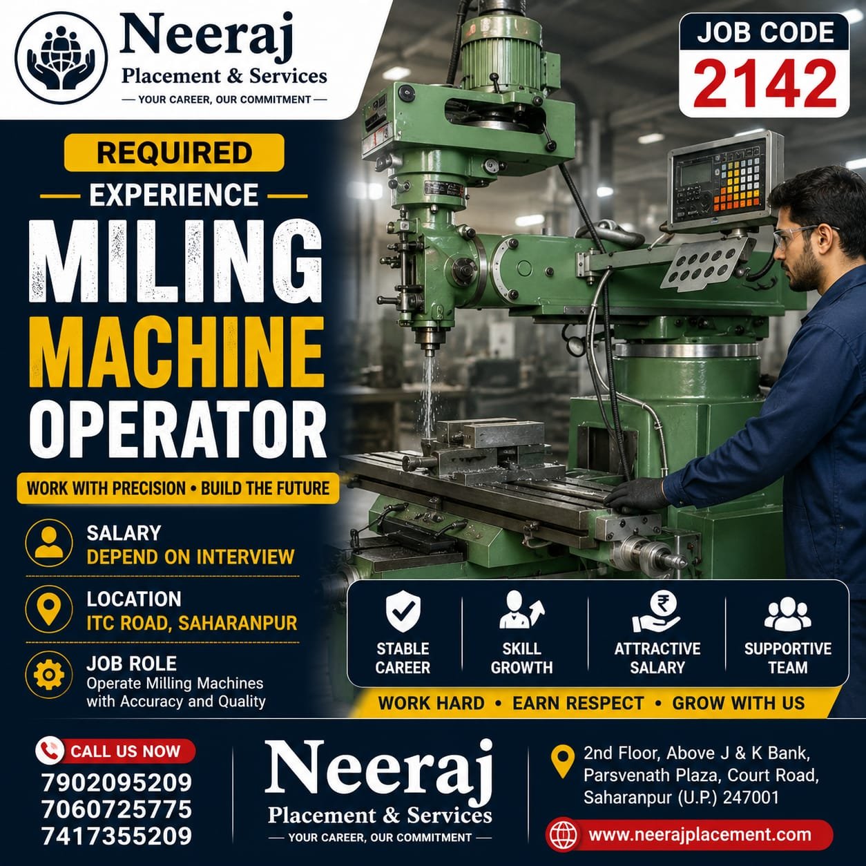 Miling Machine Operator — Photo 2