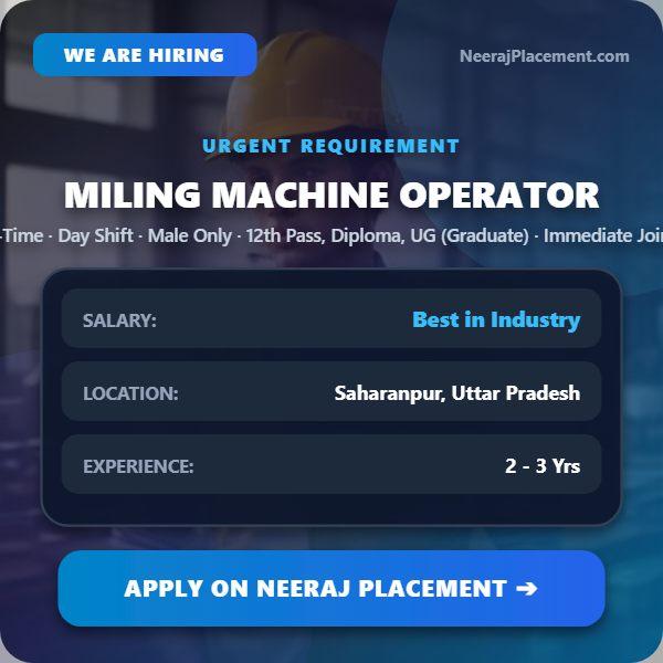 Miling Machine Operator — Photo 1