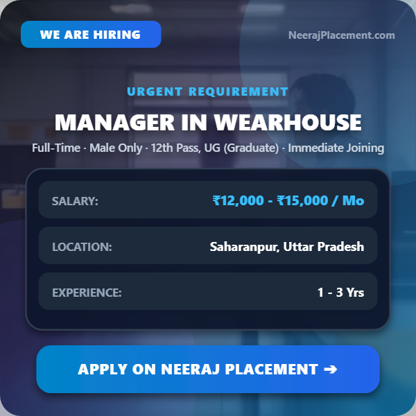 Manager in Warehouse — Photo 1