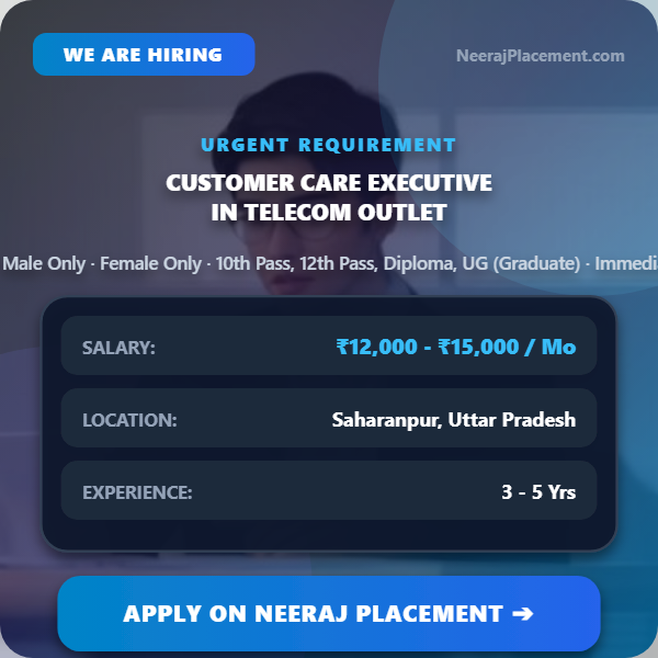 Customer Care Executive in Telecom Outlet — Photo 1
