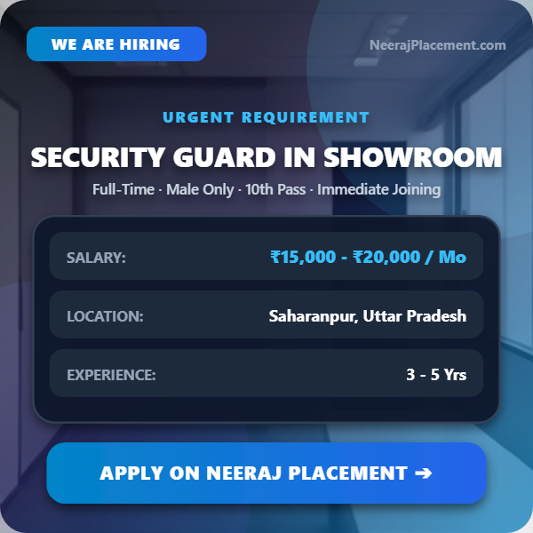 Security Guard in Showroom — Photo 1