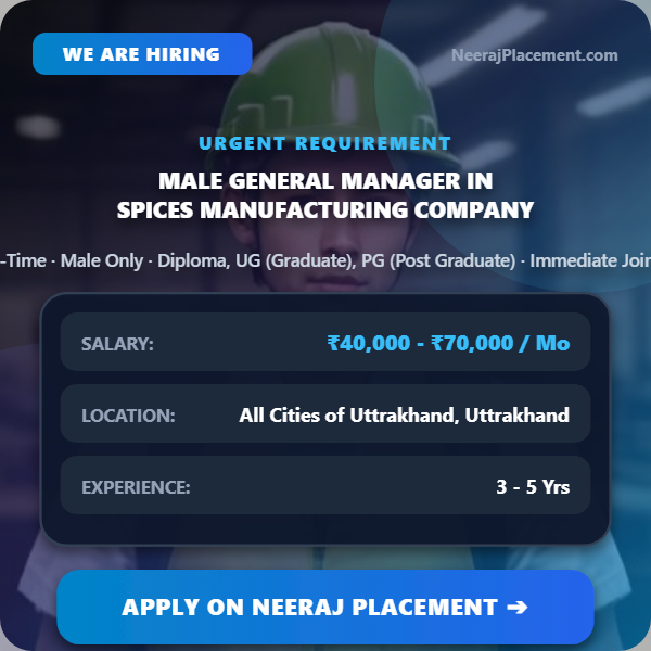 Male General Manager in Spices Manufacturing Company — Photo 1