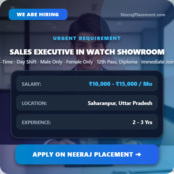 Sales Executive in Watch Showroom — Photo 1