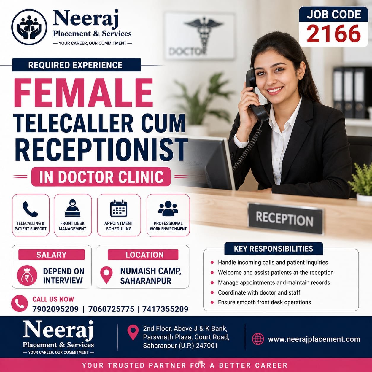 Telecaller Cum Receptionist — Photo 3