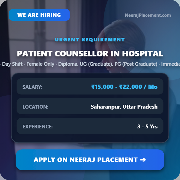 Patient Counsellor in Hospital — Photo 1
