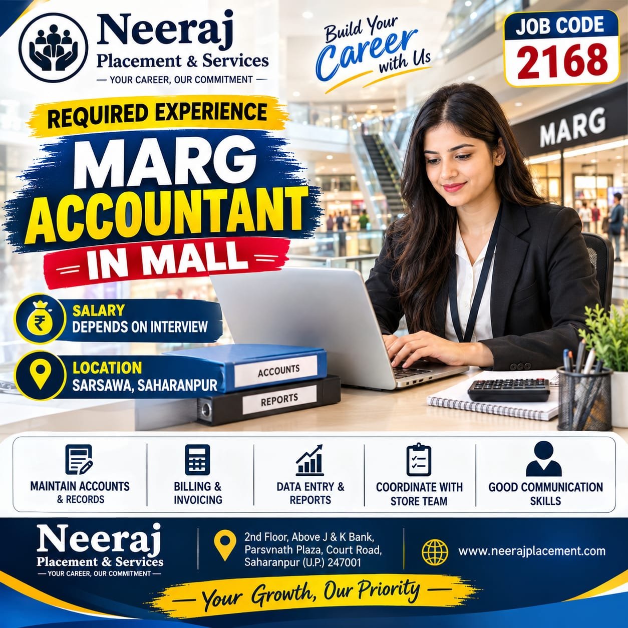 Marg Accountant in mall — Photo 3