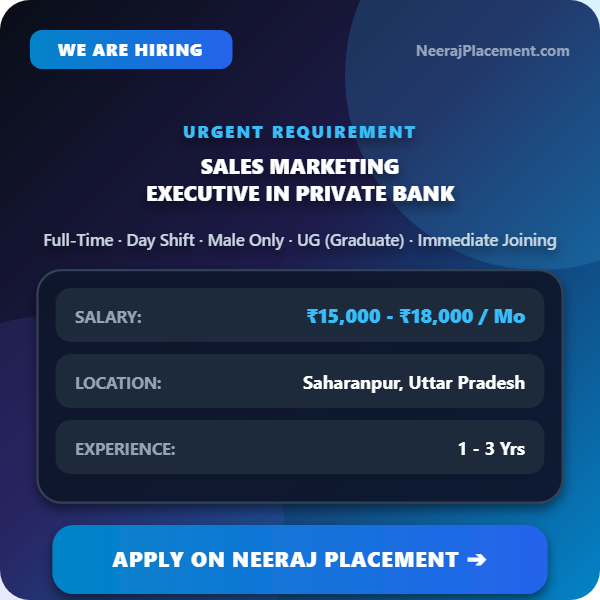Sales Marketing Executive in Private Bank — Photo 1