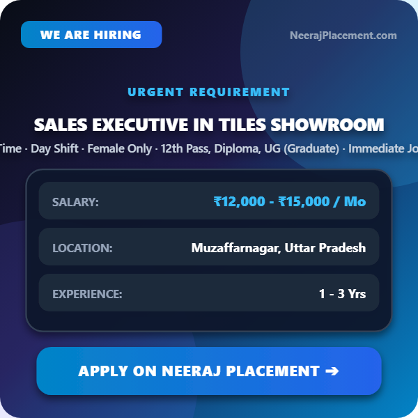 Sales Executive in Tiles Showroom — Photo 1
