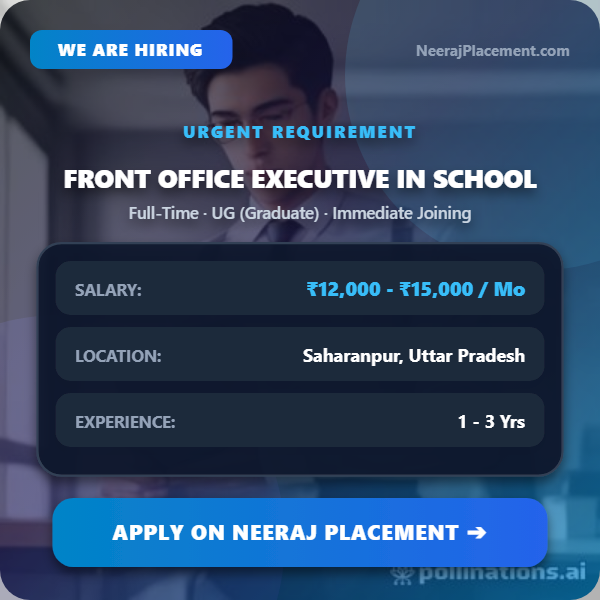 Front Office Executive in School — Photo 1