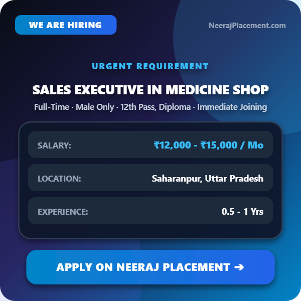 Sales Executive in Medicine Shop — Photo 1