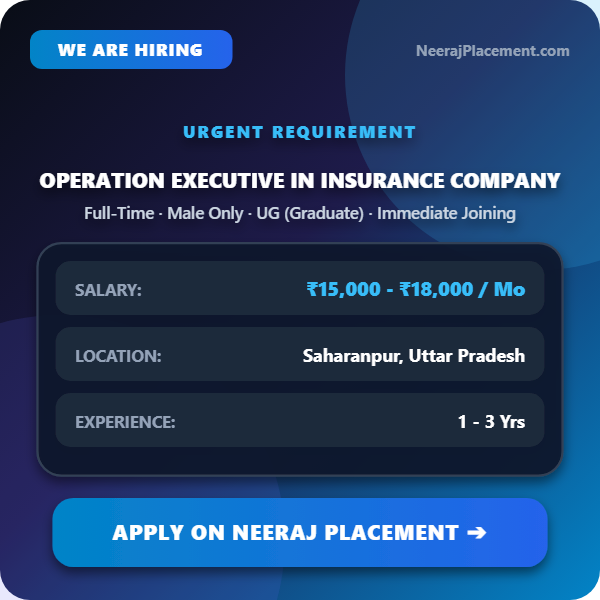 Operation Executive in Insurance Company — Photo 1