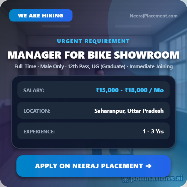 Manager for Bike Showroom — Photo 1