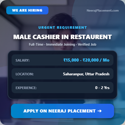 MALE CASHIER IN  RESTAURENT — Photo 1
