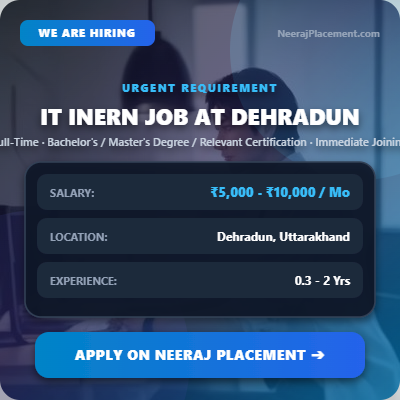 IT Inern job at Dehradun — Photo 1