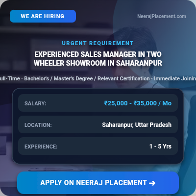 Experienced sales manager in two wheeler showroom in Saharanpur — Photo 1