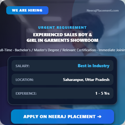 EXPERIENCED SALES BOY & GIRL IN GARMENTS SHOWROOM — Photo 1