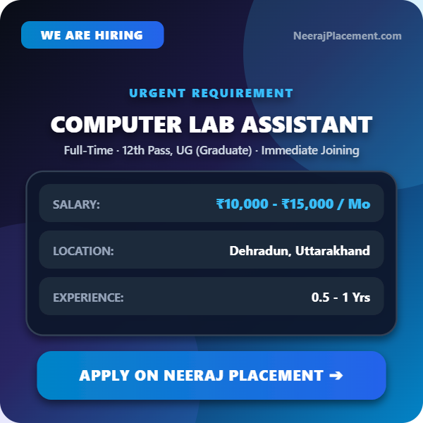 Computer Lab Assistant — Photo 1