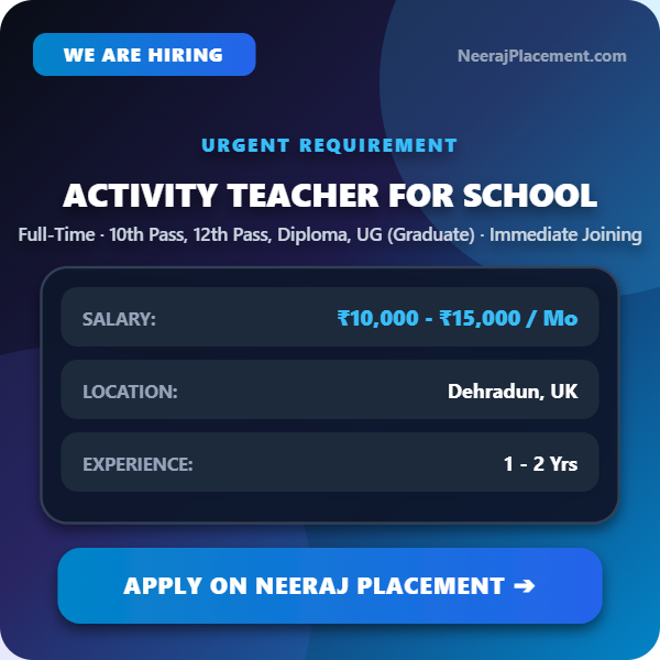 Activity Teacher for School — Photo 1