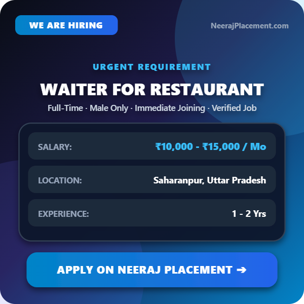 Waiter for Restaurant — Photo 1