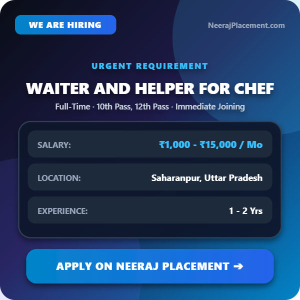 Waiter and helper for chef — Photo 1