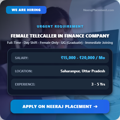 Female Telecaller in Finance Company — Photo 1