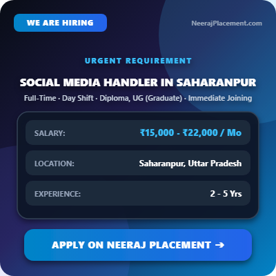 Social Media Handler in Saharanpur — Photo 1