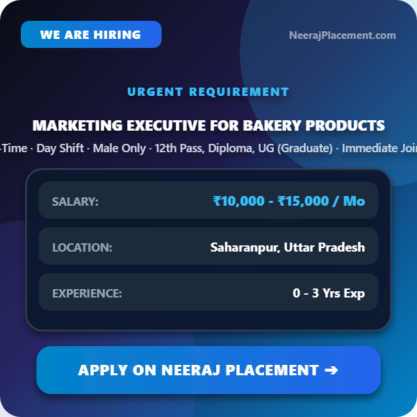 Marketing Executive for Bakery Products — Photo 1