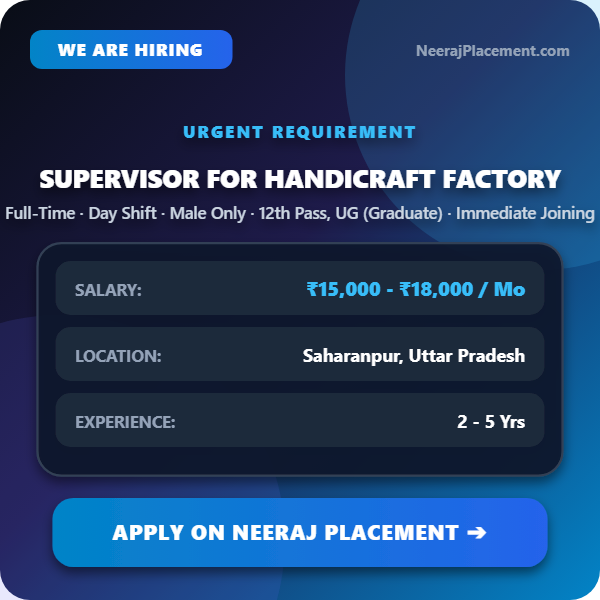 Supervisor for Handicraft Factory — Photo 1