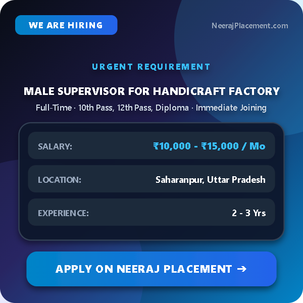 Male supervisor for handicraft factory — Photo 1