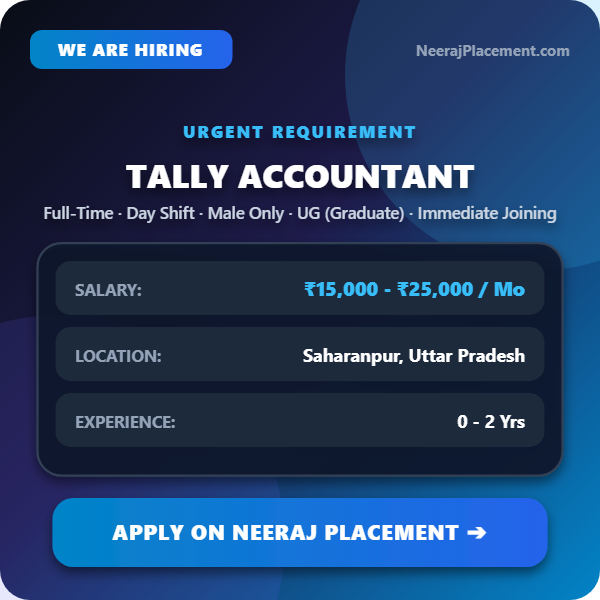Tally Accountant — Photo 1