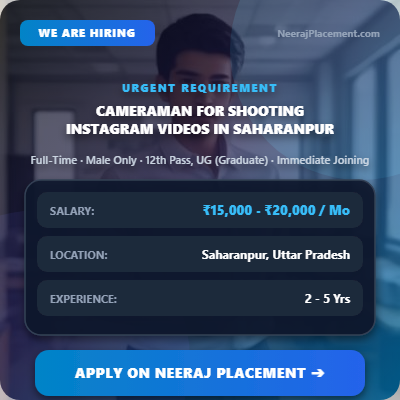 Cameraman For Shooting Instagram Videos in Saharanpur — Photo 1